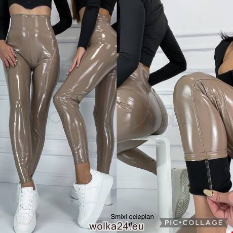Spodnie lateksowe damskie 4868, S-XL, 1 Kolor 2