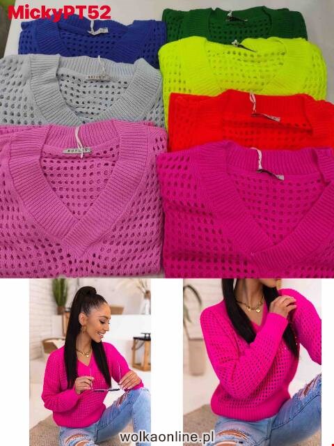 Sweter damskie PT52 Mix kolor Standard (towar tureckie)