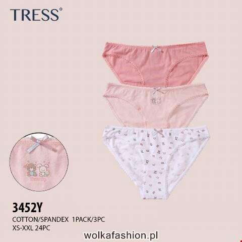 Majtki dziewczęce 3452Y Mix kolor XS-2XL
