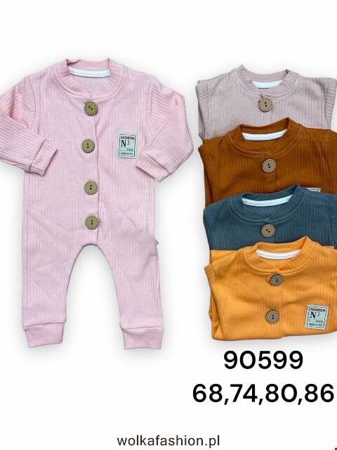 Kombinezony niemowlęce 90599 Mix kolor 68-86 (towar tureckie) 1