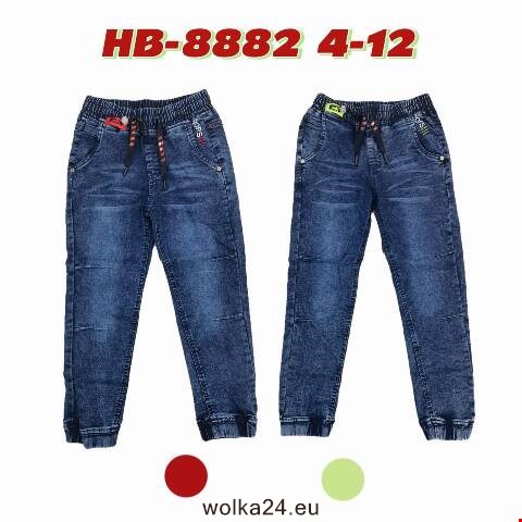 Jeansy chłopięce HB-8882 1 kolor 4-12 2