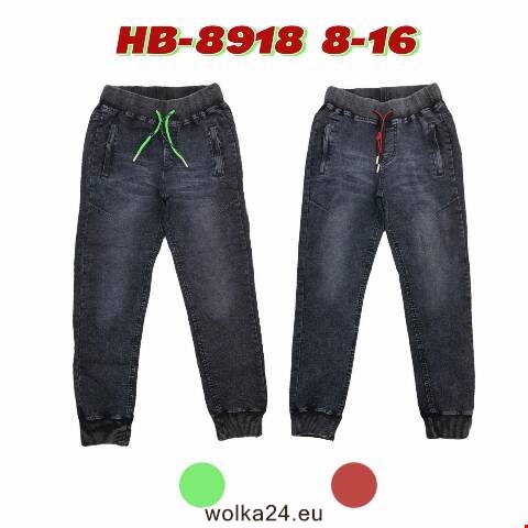 Jeansy chłopięce HB-8918 1 kolor 8-16 1