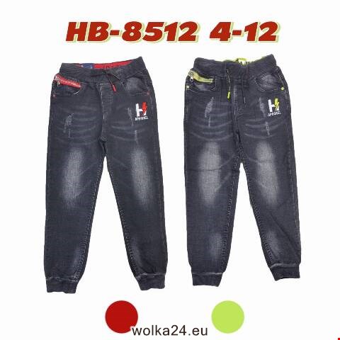 Jeansy chłopięce HB-8512 1 kolor 4-12