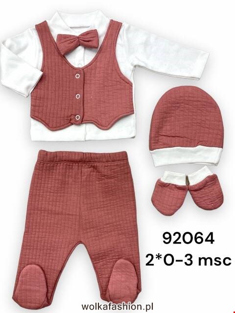 Komplet niemowlęcy 92064 Mix kolor 0-3m (towar tureckie) 1