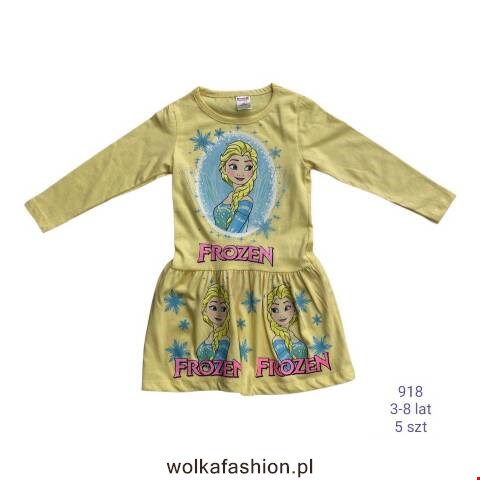 Sukienka dziewczęca 918 Mix kolor 3-8 (towar tureckie) 1