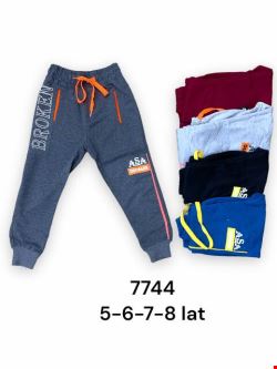 Spodnie dresowe chłopięce 7744 Mix kolor 5-8 (towar tureckie)