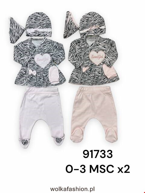 Komplet  niemowlęcy 91733 Mix kolor 0-3m (towar tureckie) 1