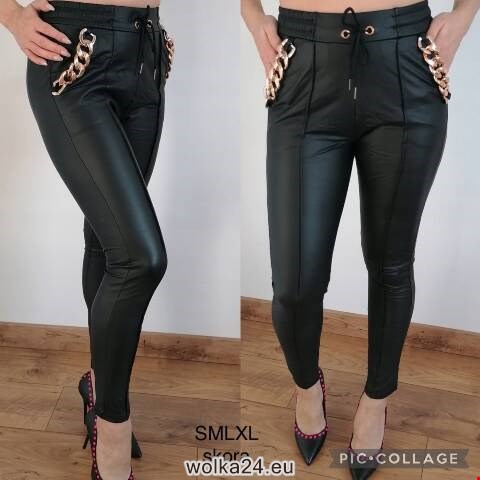 Spodnie skórzane damskie 8932 1 Kolor S-XL