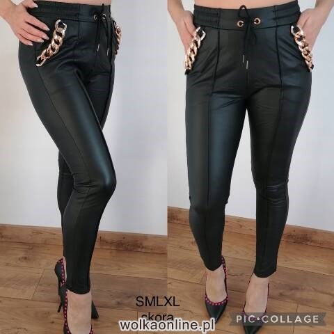 Spodnie skórzane damskie 8932 1 Kolor S-XL