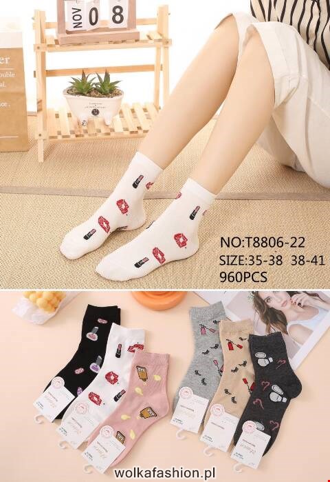 Skarpety damskie T8006-22 Mix kolor 35-41 1