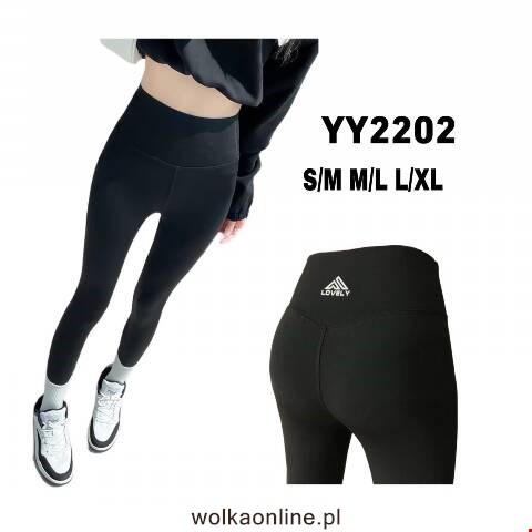 Leginsy damskie YY2202 1 Kolor S-XL