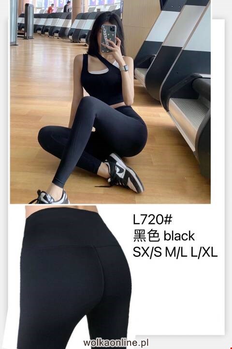 Leginsy damskie L720 1 Kolor S-XL