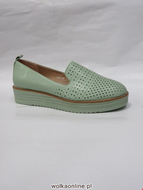 Baleriny Damskie  1566 GREEN 36/41