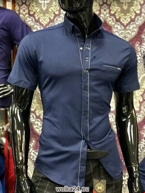Koszule męskie na długi rękaw 6605 1 kolor M-3XL (towar tureckie)