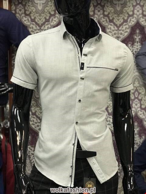 Koszule męskie na długi rękaw 6608 1 kolor M-3XL (towar tureckie)