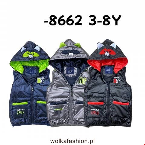 Kamizelka chłopięca 8662 Mix Kolor 3-8