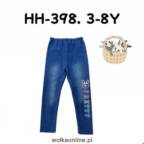 Leginsy dziewczęce HH-398 1 Kolor 3-8