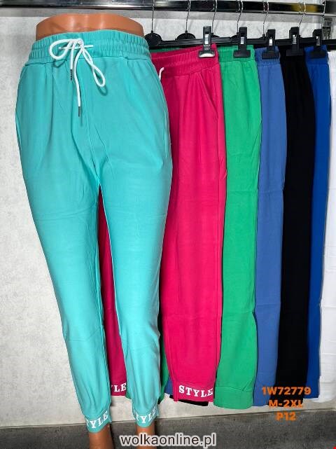 Spodnie dresowe damskie 1W2779 Mix kolor M-2XL