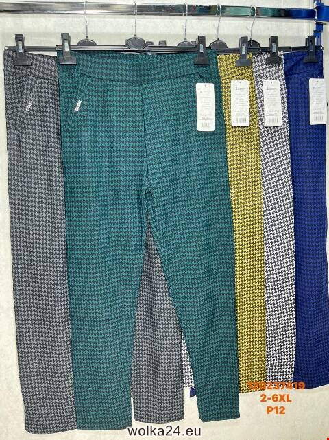 Spodnie damskie 120237419 Mix kolor 2XL-6XL