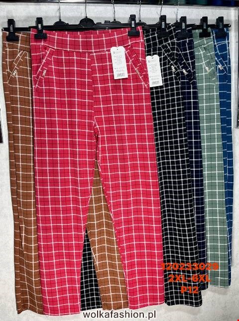 Spodnie damskie 120233029 Mix kolor 2XL-6XL