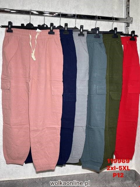 Spodnie damskie 119969 Mix kolor 2XL-5XL