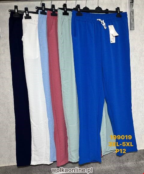 Spodnie damskie 199019 Mix kolor 3XL-5XL