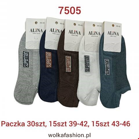 Stopki męskie 7505 Mix kolor 39-46