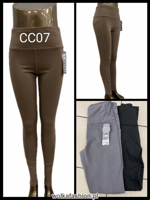 Leginsy  damskie CC07 Mix kolor S-XL