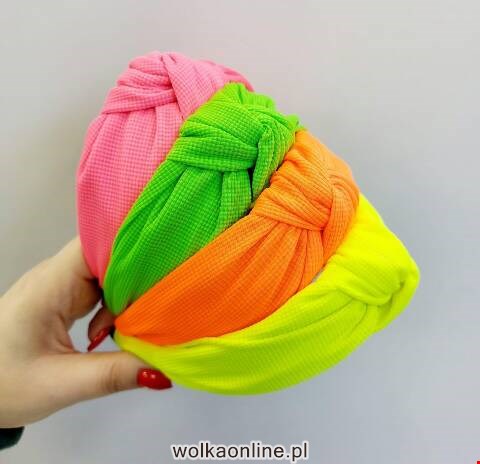 Opaski ze spinkami  dziewczynek 6809 Mix kolor Standard