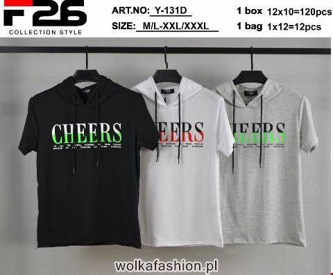 Bluzka męskie Y-131D Mix Kolor M-3XL