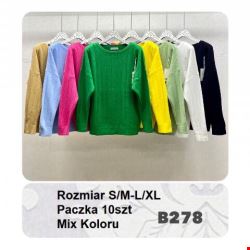 Sweter wiosene damskie B278 Mix Kolor S/M-L-XL