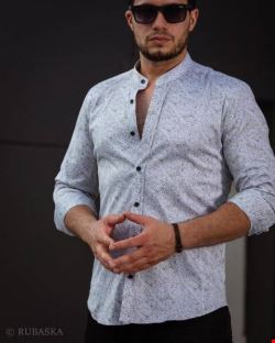 Koszule męskie na długi rękaw 9834 1 kolor M-2XL (towar tureckie)