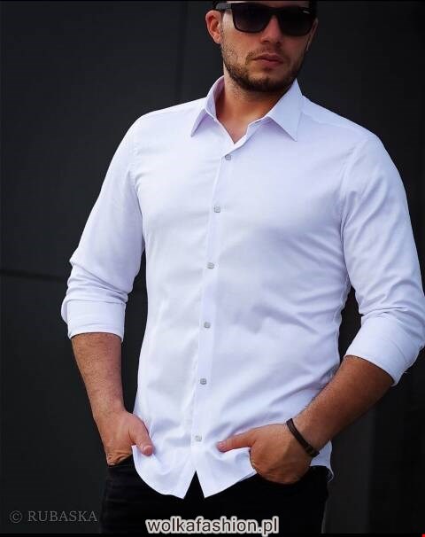 Koszule męskie na długi rękaw 9842 1 kolor M-2XL (towar tureckie)