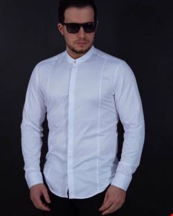 Koszule męskie na długi rękaw 9848 1 kolor M-2XL (towar tureckie)