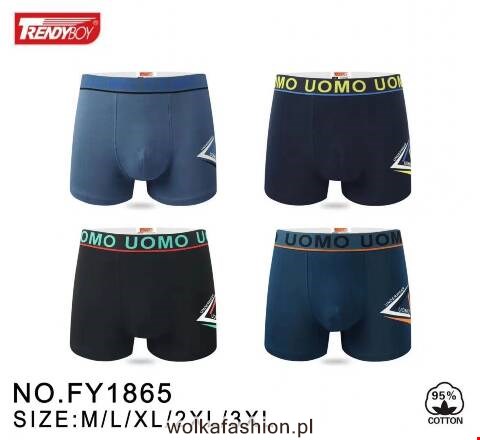 Bokserki męskie FY1865 Mix kolor M-3XL