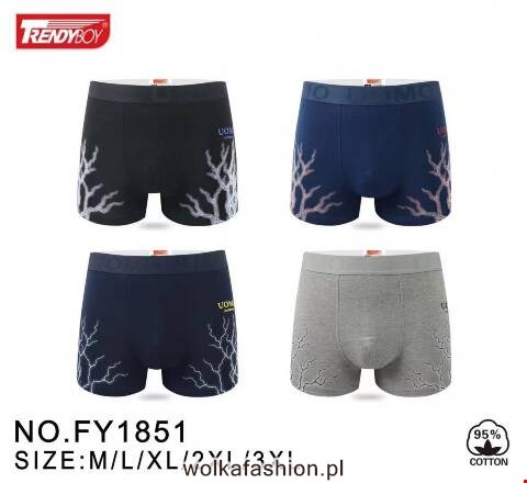 Bokserki męskie FY1851 Mix kolor M-3XL