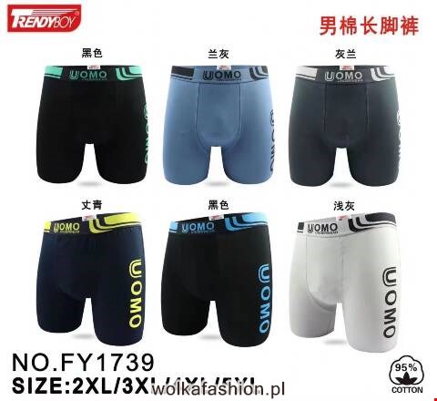 Bokserki męskie FY1739 Mix kolor 2XL-5XL