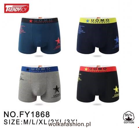 Bokserki męskie FY1868 Mix kolor M-3XL
