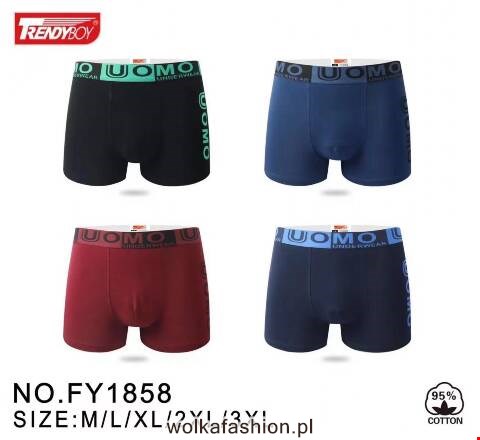 Bokserki męskie FY1858 Mix kolor M-3XL