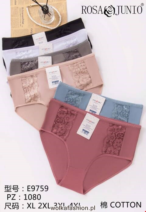 Majtki damskie E9759 Mix Kolor XL-4XL