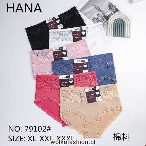 Majtki damskie 79102 Mix Kolor XL-3XL