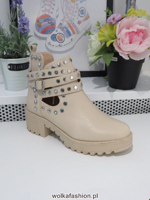 Botki Damskie 8355 BEIGE 36-41