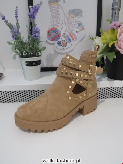 Botki Damskie 8358 BEIGE 36-41