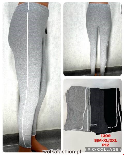 Leginsy damskie 1399 1 Kolor S-2XL