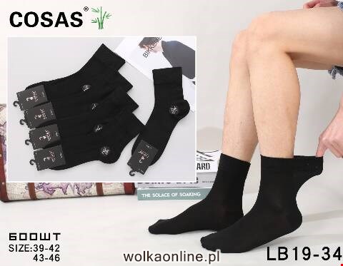Skarpety męskie LB19-34 1 Kolor 39-46