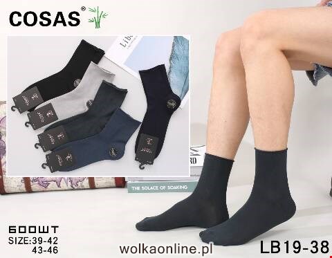 Skarpety męskie LB19-38 Mix Kolor 39-46