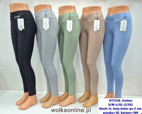 Leginsy damskie XY7218 Mix Kolor S-3XL