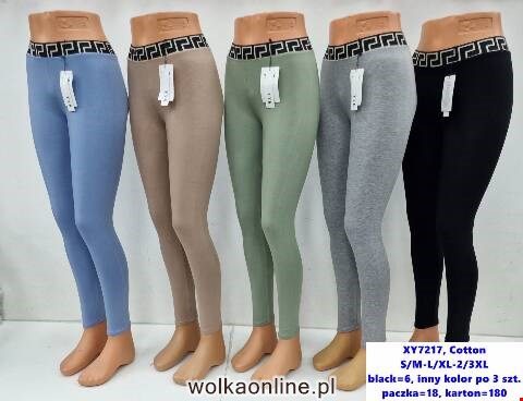 Leginsy damskie XY7217 Mix Kolor S-3XL