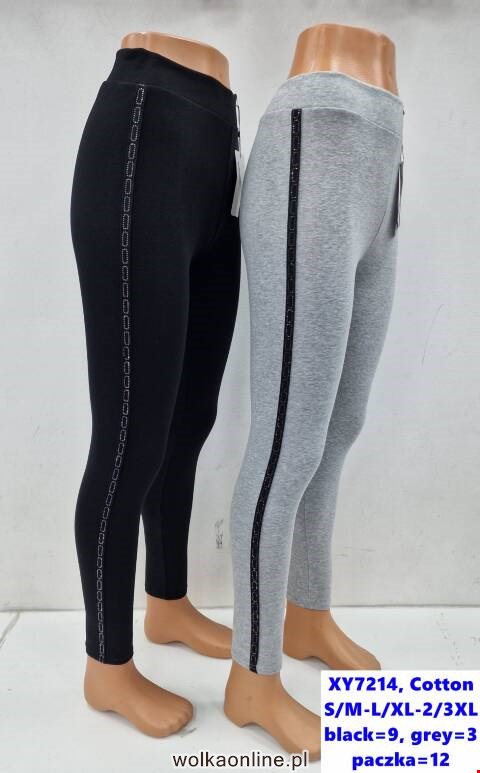 Leginsy damskie XY7214 Mix Kolor S-3XL
