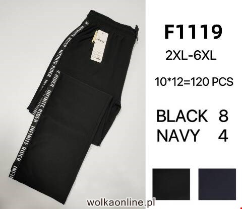 Spodnie damskie F1119 Mix Kolor 2XL-6XL